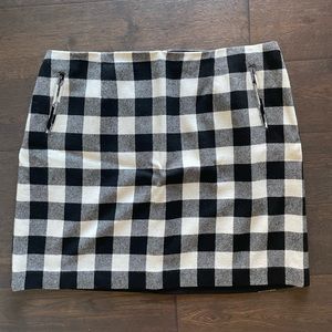 Talbots Buffalo Plaid Wool Skirt 20W